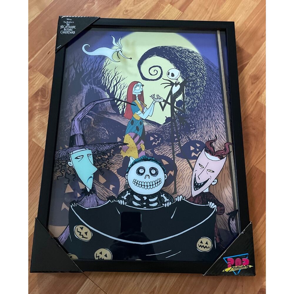 Disney Tim Burton The Nightmare Before Christmas Pop Creations 3D Art Wall